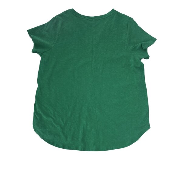 NWOT Tahari Green V-neck T-shirt Plus Size 1X - Picture 4 of 5